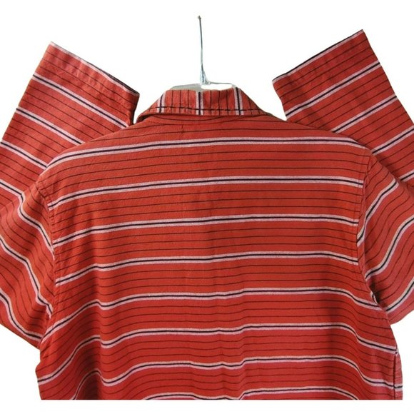 Chico's Design Size 1 Fits Women's M/L Cotton Striped Floral Embroidery Jacket - Picture 4 of 16